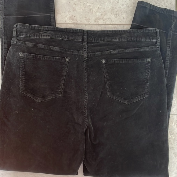 NYDJ slim stretchy black corduroy velvet lift tuck technology leggings size 16‎ - Picture 3 of 14